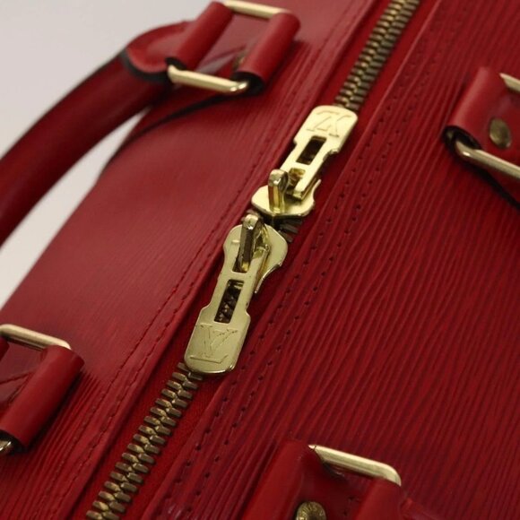LOUIS VUITTON Epi Keepall 45 Boston Bag Red - Picture 9 of 16